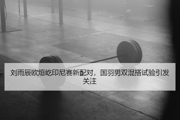 刘雨辰欧烜屹印尼赛新配对，国羽男双混搭试验引发关注
